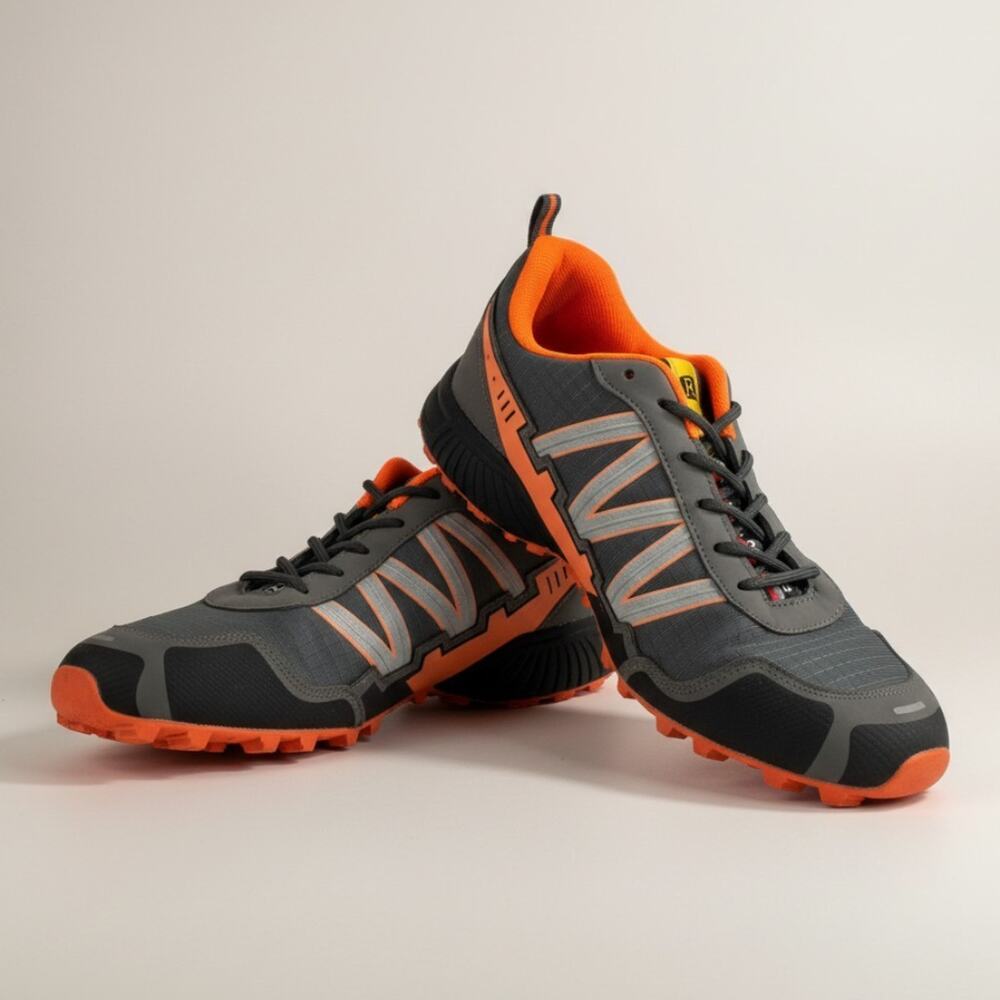 Keep Running Speed 3 Trail Running Shoes Gray Orange Mens Size 7